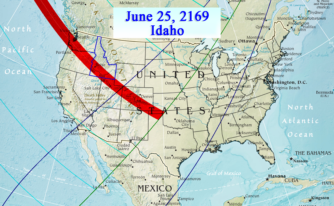 Idaho Solar Eclipse - April 8, 2024